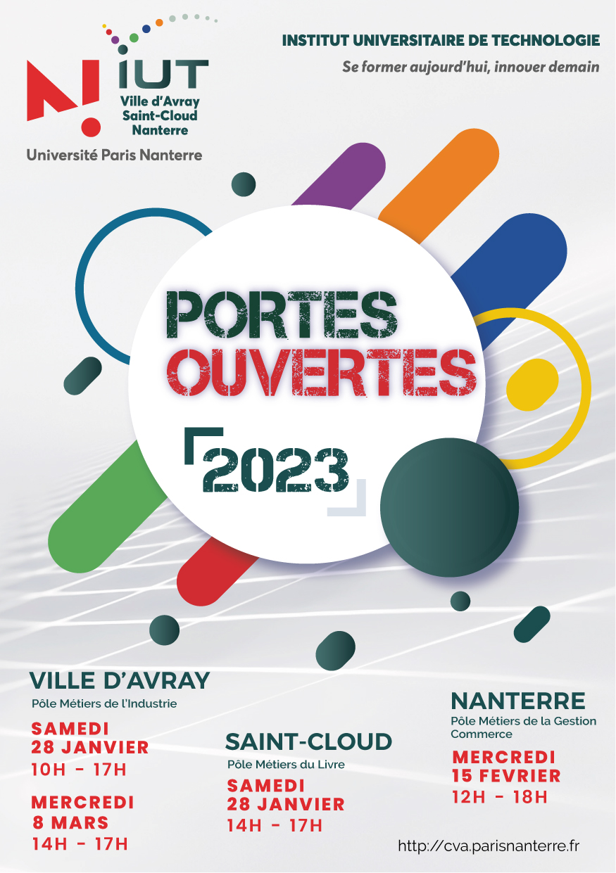JOURNÉES PORTES OUVERTES IUT 2023 IUT de Ville d'Avray