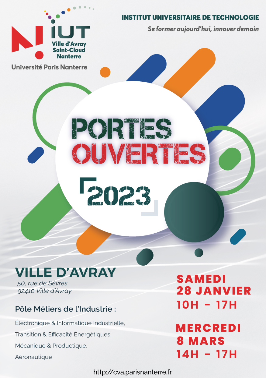 JOURNÉES PORTES OUVERTES IUT 2023 - IUT De Ville D'Avray